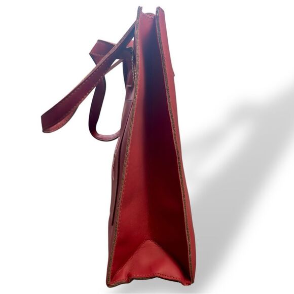 NWOT Alan Stuart Burgundy Mississippi State Tote with Embroidered Emblem - Picture 8 of 10